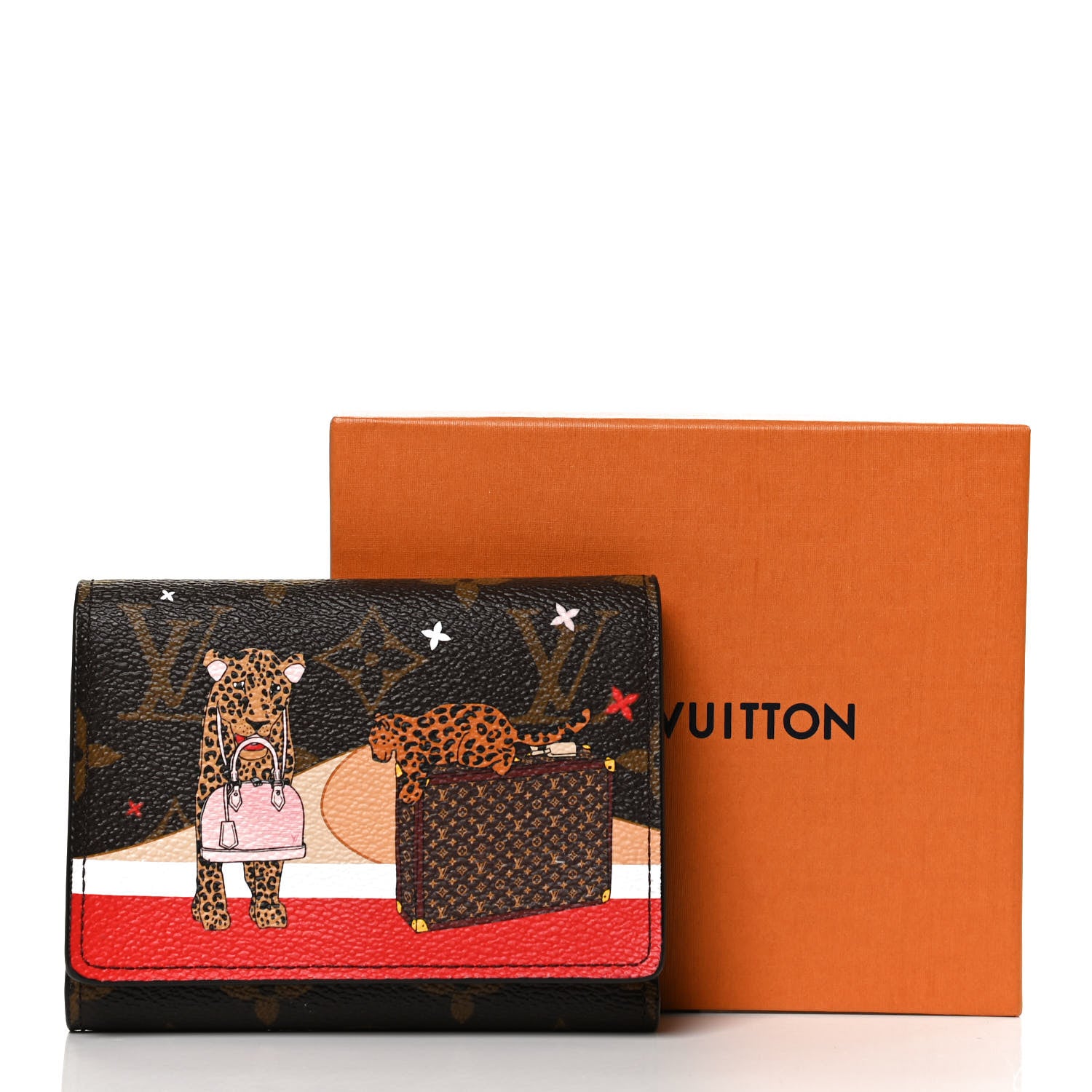 Louis Vuitton Monogram 2018 Christmas Animation Victorine Wallet 9 of 9