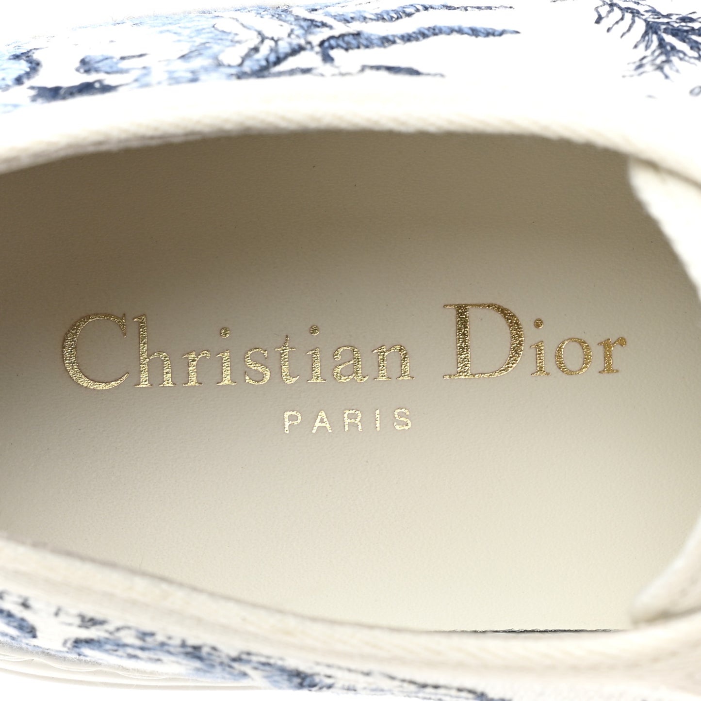 Canvas Le Soleil Embroidered Womens Walk Dior Low Top Sneakers 39.5 Blue Off White