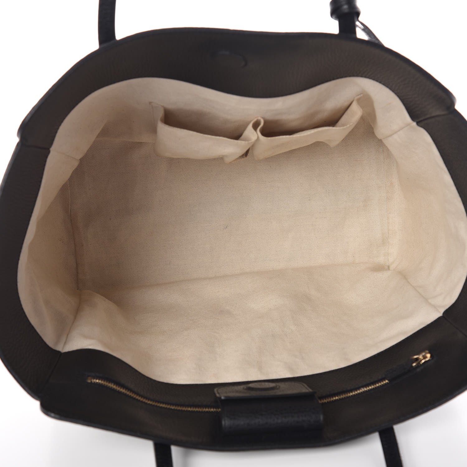 Gucci Pebbled Calfskin Medium Swing Tote Black 5 of 10