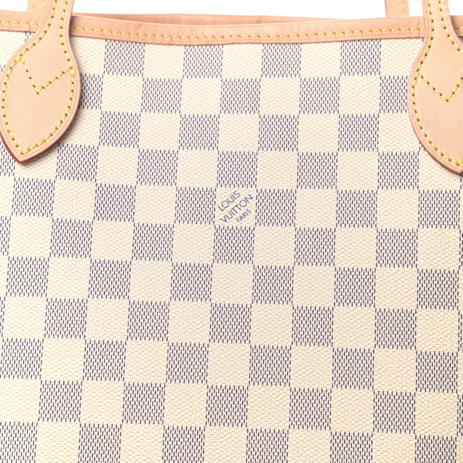 Louis Vuitton Damier Azur Neo Neverfull MM Rose Ballerine 10 of 11