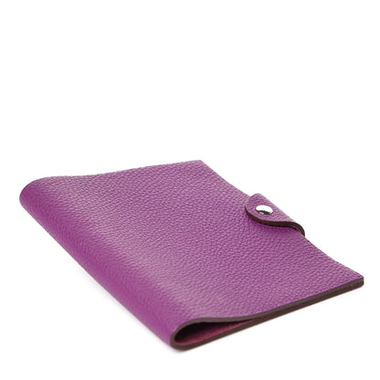 Hermes Togo Ulysse PM Notebook Cover Anemone 5 of 10
