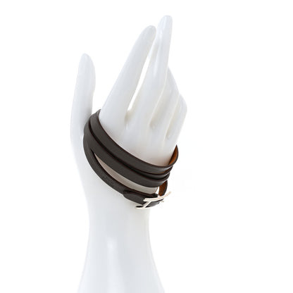 Hermes Swift 3MM Hapi 4 Tours Bracelet L Etain 2 of 8