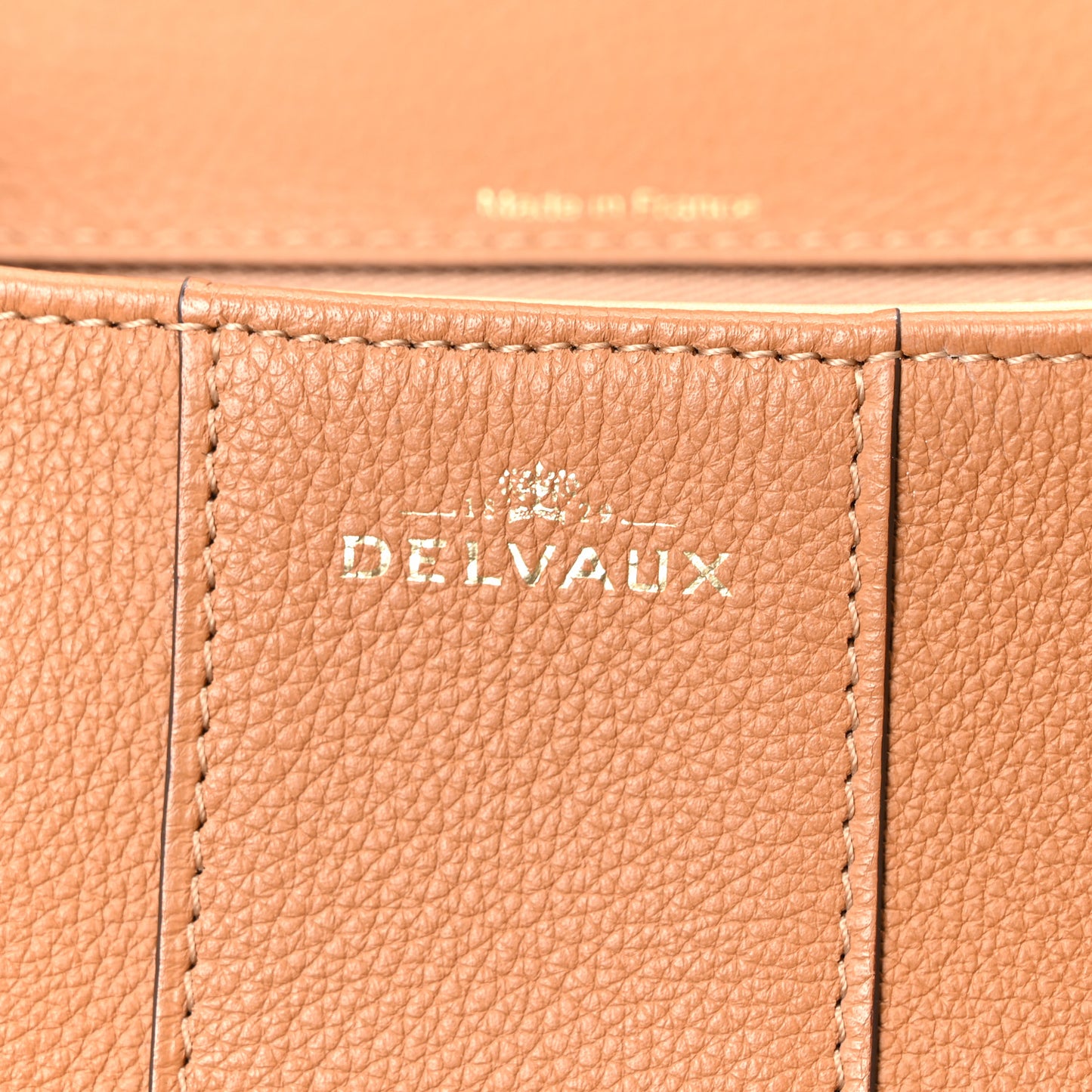 Calfskin Mini Brillant East West Satchel Natural