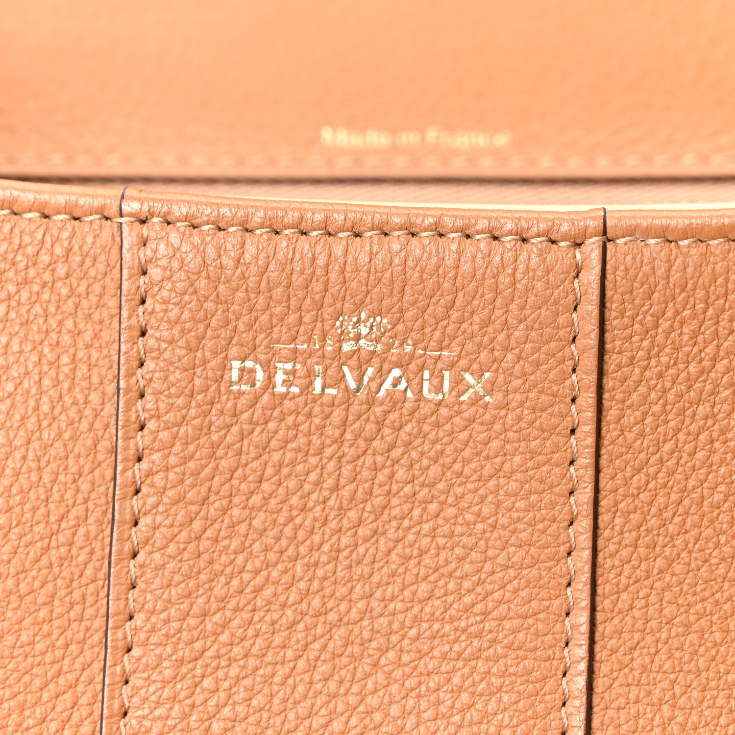 Delvaux Calfskin Mini Brillant East West Satchel Natural 7 of 11
