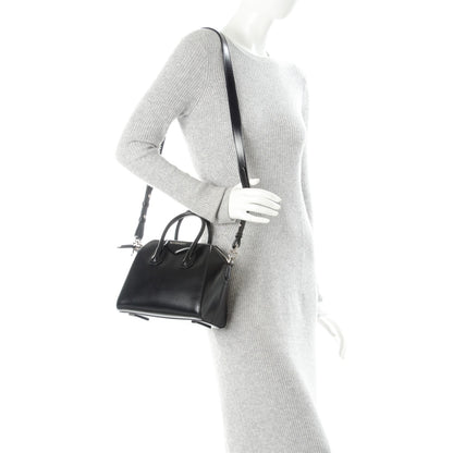 Givenchy Shiny Lord Calfskin Mini Antigona Black 2 of 7