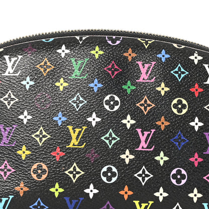 Louis Vuitton Monogram Multicolor Cosmetic Pouch Black Grenade 7 of 9