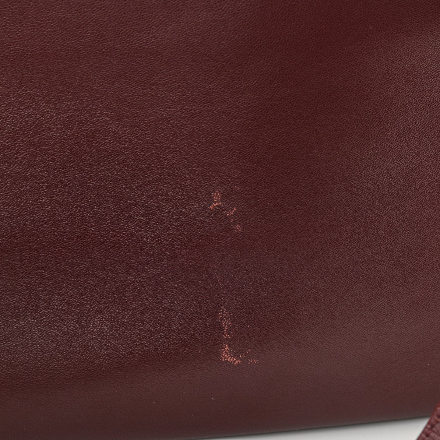 Smooth Lambskin Small Trio Crossbody Bag Burgundy
