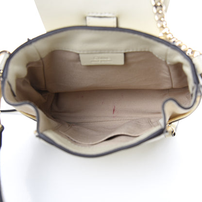 Chloe Suede Calfskin Mini Faye Backpack Off White 5 of 13