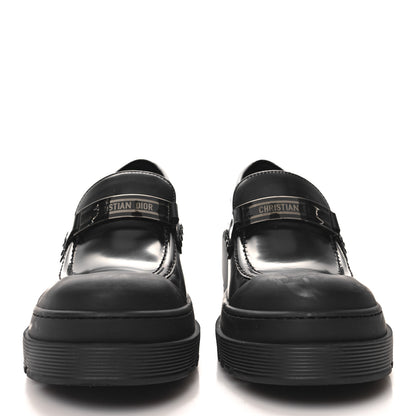 Christian Dior Brushed Calfskin Dior Code Lug Sole Platform 35mm Loafers 40 Black 2 of 8