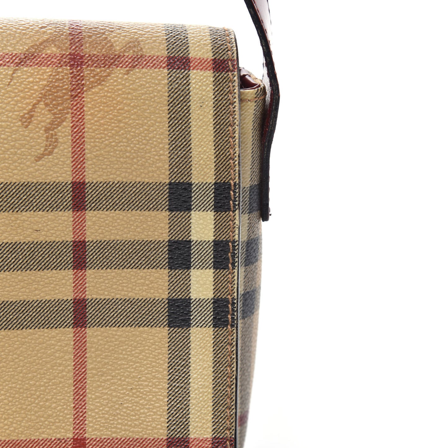 Haymarket Check Shoulder Bag Military Red