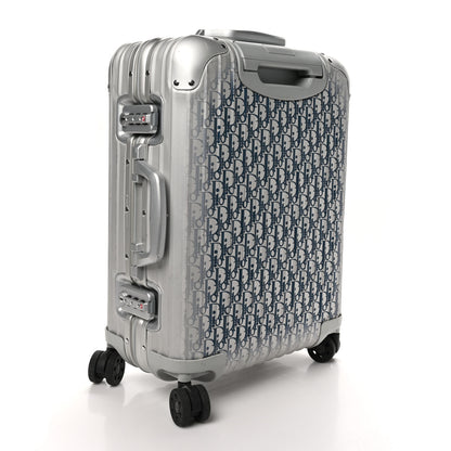 Christian Dior X RIMOWA Aluminum Gradient Carry On Luggage Blue Multi 2 of 10