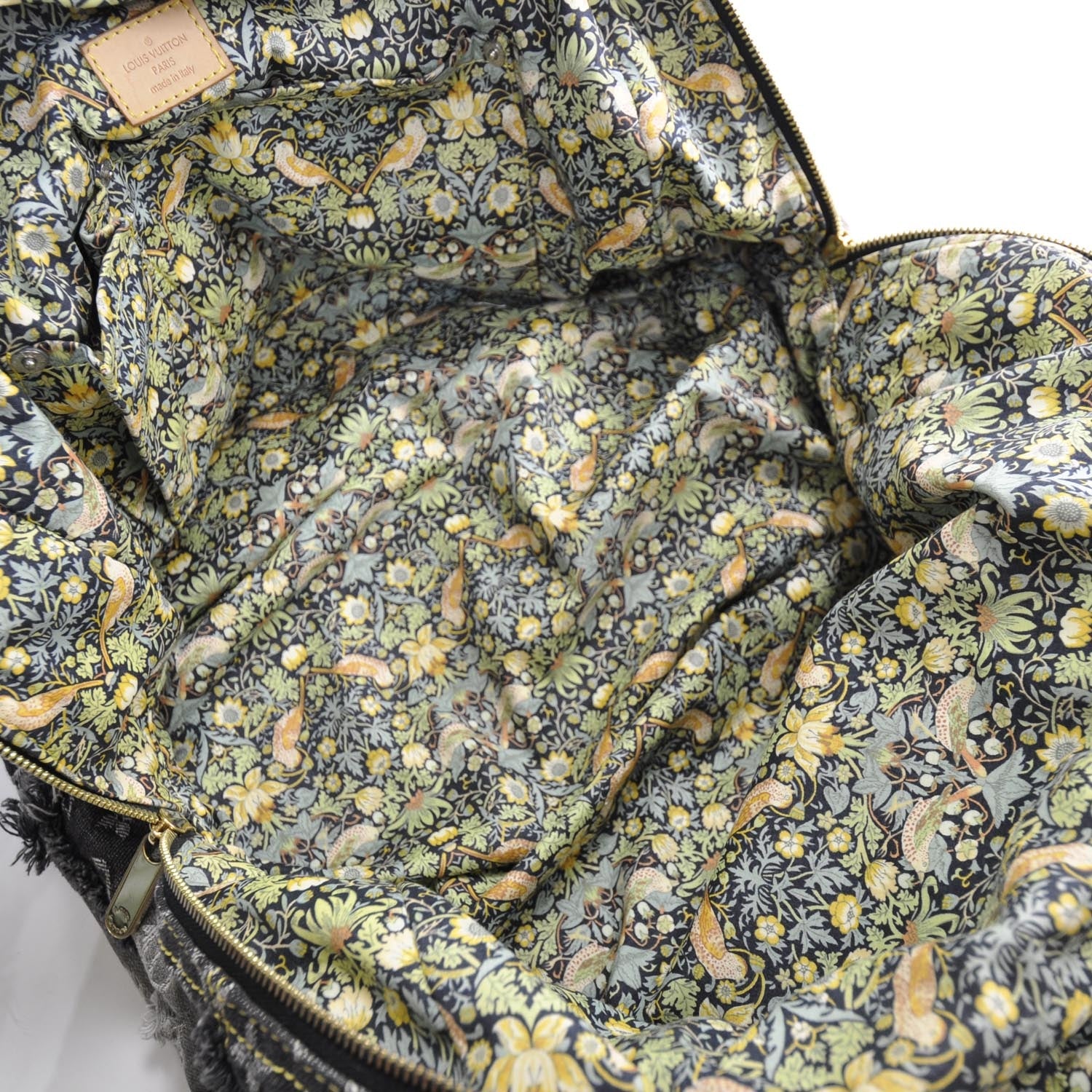 Louis Vuitton Denim Patchwork Bowly Blue 7 of 9
