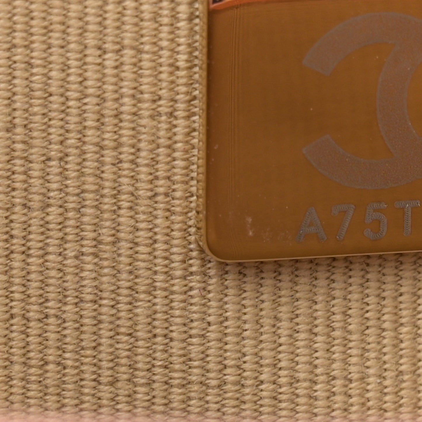 Lambskin Quilted CC Pearl Crush Wallet on Chain WOC Light Orange