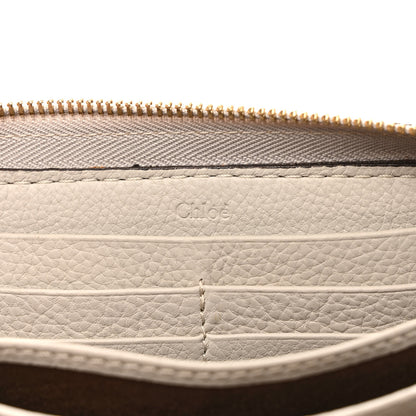 Chloe Calfskin Marcie Long Zip Around Wallet Dove 6 of 6