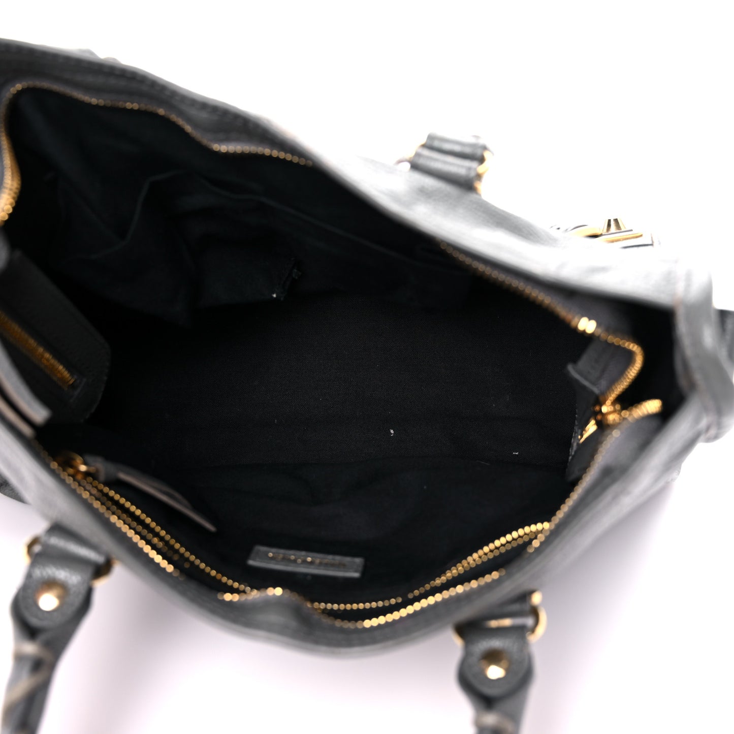 Chevre Gold Metallic Edge Hardware S City Gris Acier