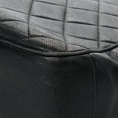 Chanel Caviar Quilted Sun Medallion Shoulder Bag Black 10 of 16