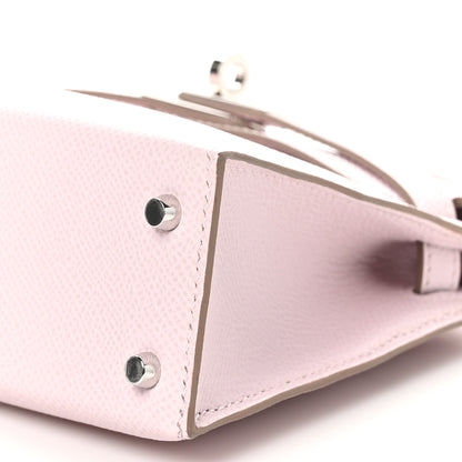 Hermes Epsom Mini Kelly Sellier 20 Mauve Pale 11 of 12