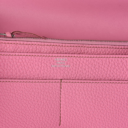 Hermes Togo Dogon Combined Wallet 5P Pink 7 of 9