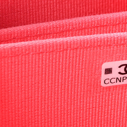 Chanel Caviar Quilted Zip Coin Purse Pink 7 of 7
