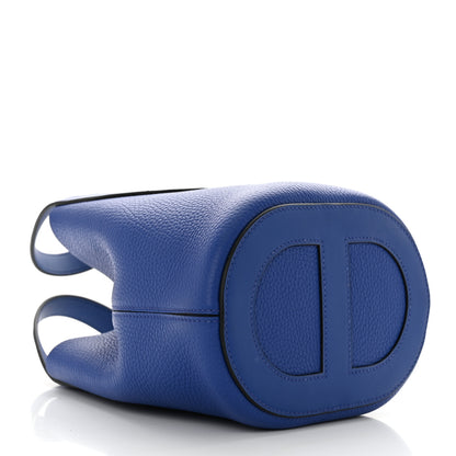 Hermes Taurillon Clemence Swift In-The-Loop 18 Bag Bleu Royal 4 of 11