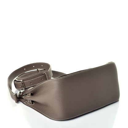 Hermes Taurillon Clemence Jypsiere 28 Etoupe 4 of 8