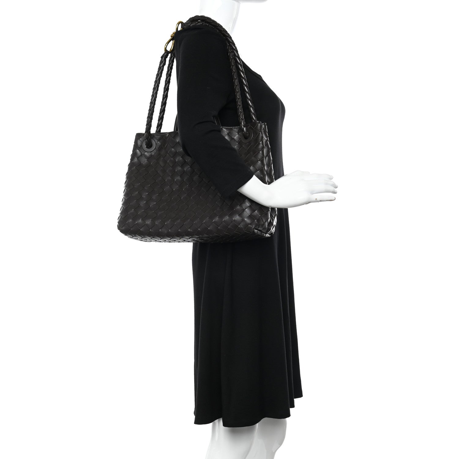Bottega Veneta Nappa Intrecciato Medium Andiamo Shoulder Bag Fondant 2 of 10