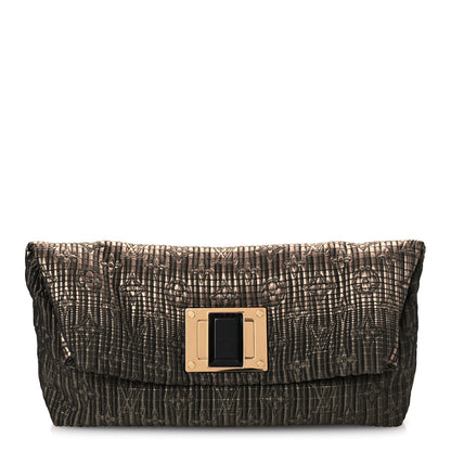 Louis Vuitton Jacquard Quilted Monogram Altair Clutch Bronze 1 of 13