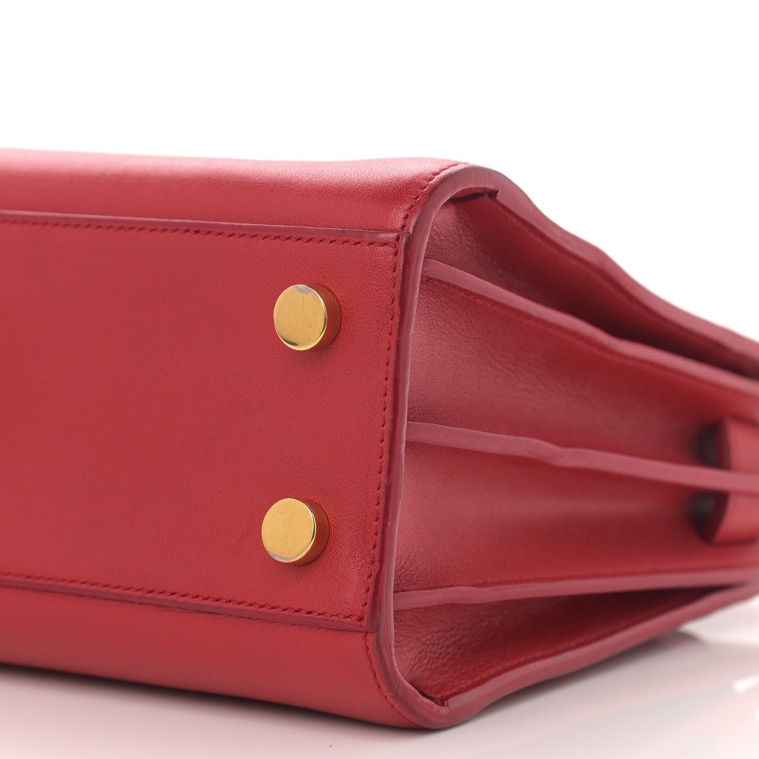 Saint Laurent Calfskin Nano Sac De Jour Lipstick Red 9 of 13