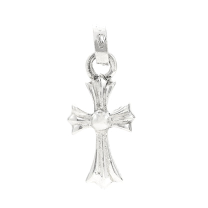 Chrome Hearts Sterling Silver Baby Fat Cross Pendant 1 of 5