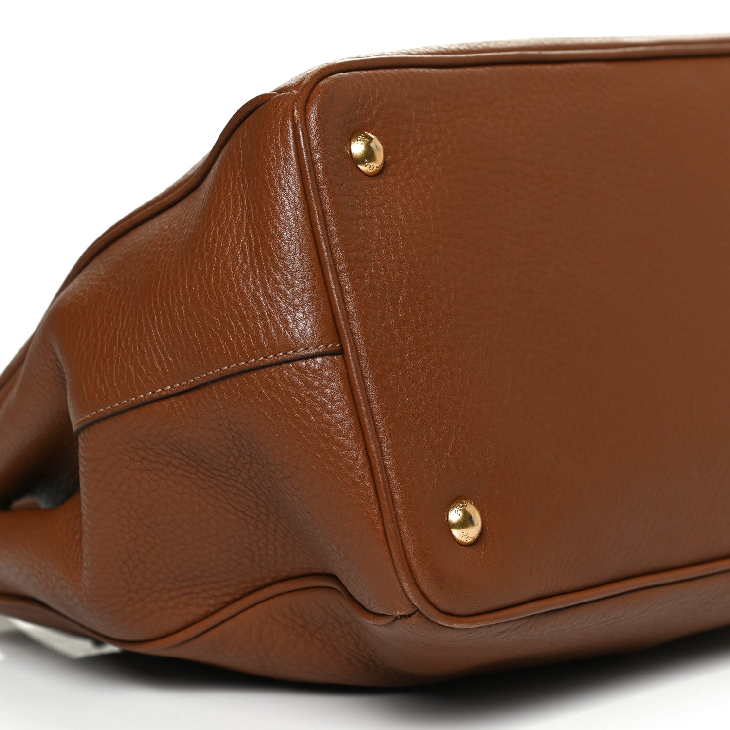 Prada Vitello Daino Tote Brown 11 of 12