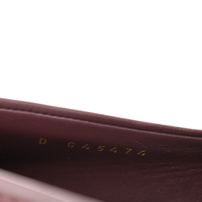 Chanel Lambskin Quilted CC Turnlock Loafers 40 Burgundy 9 of 10