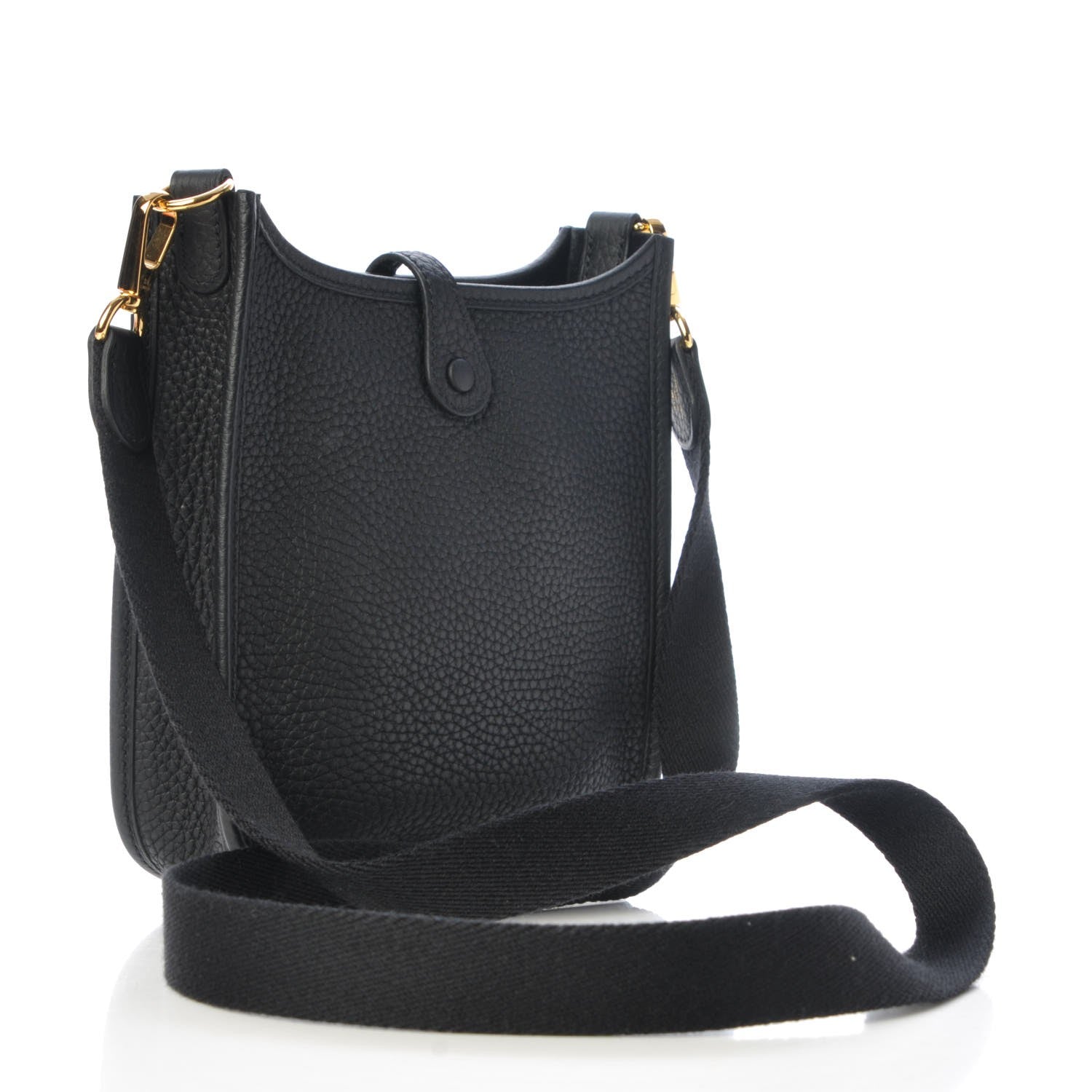 Hermes Taurillon Clemence Evelyne TPM Black 3 of 8