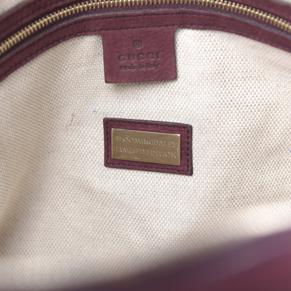 Gucci Vitello Range Medium Soho Bowler Burgundy 7 of 36