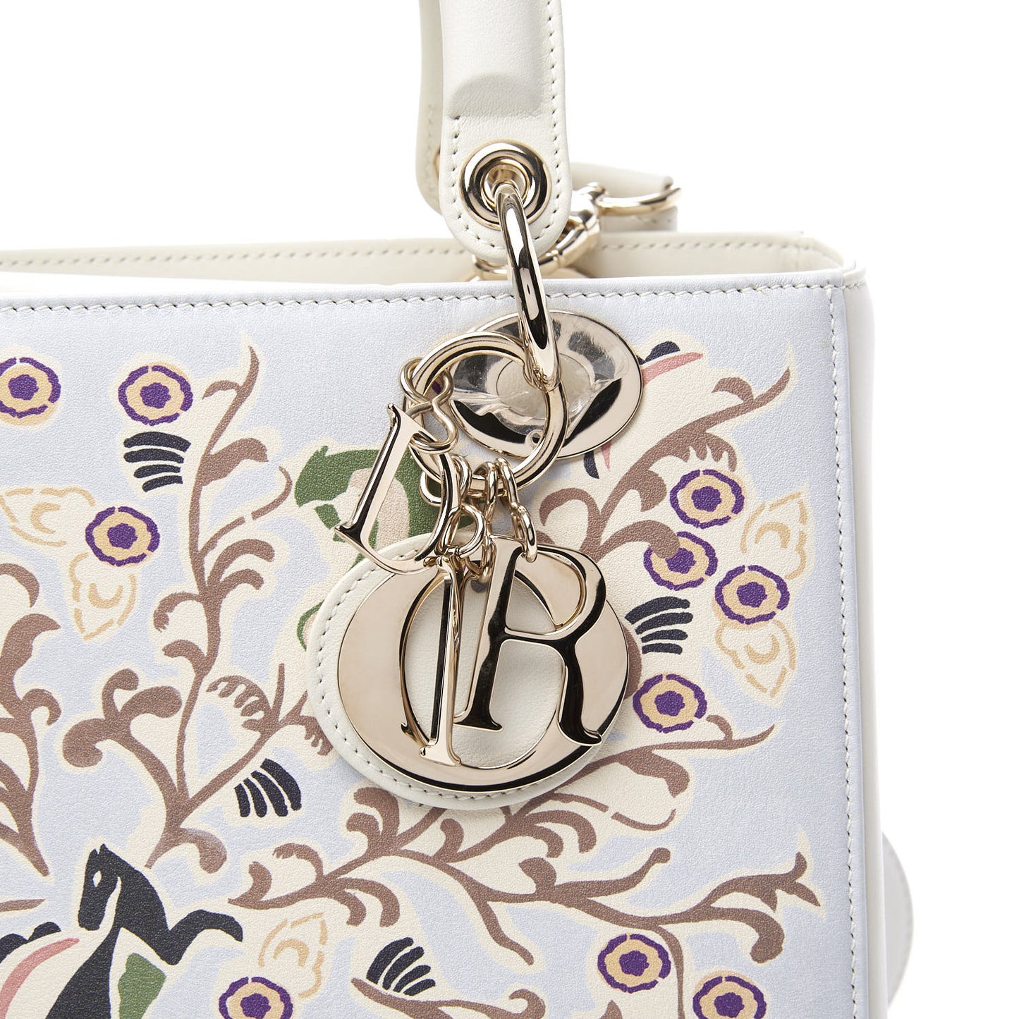 Calfskin Medium Fairy Tale Lady Dior Celestial Blue