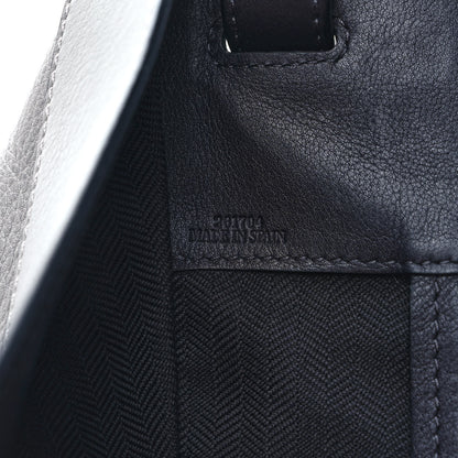 Loewe Grained Calfskin Small Hammock Shoulder Bag Blue Grey 7 of 14
