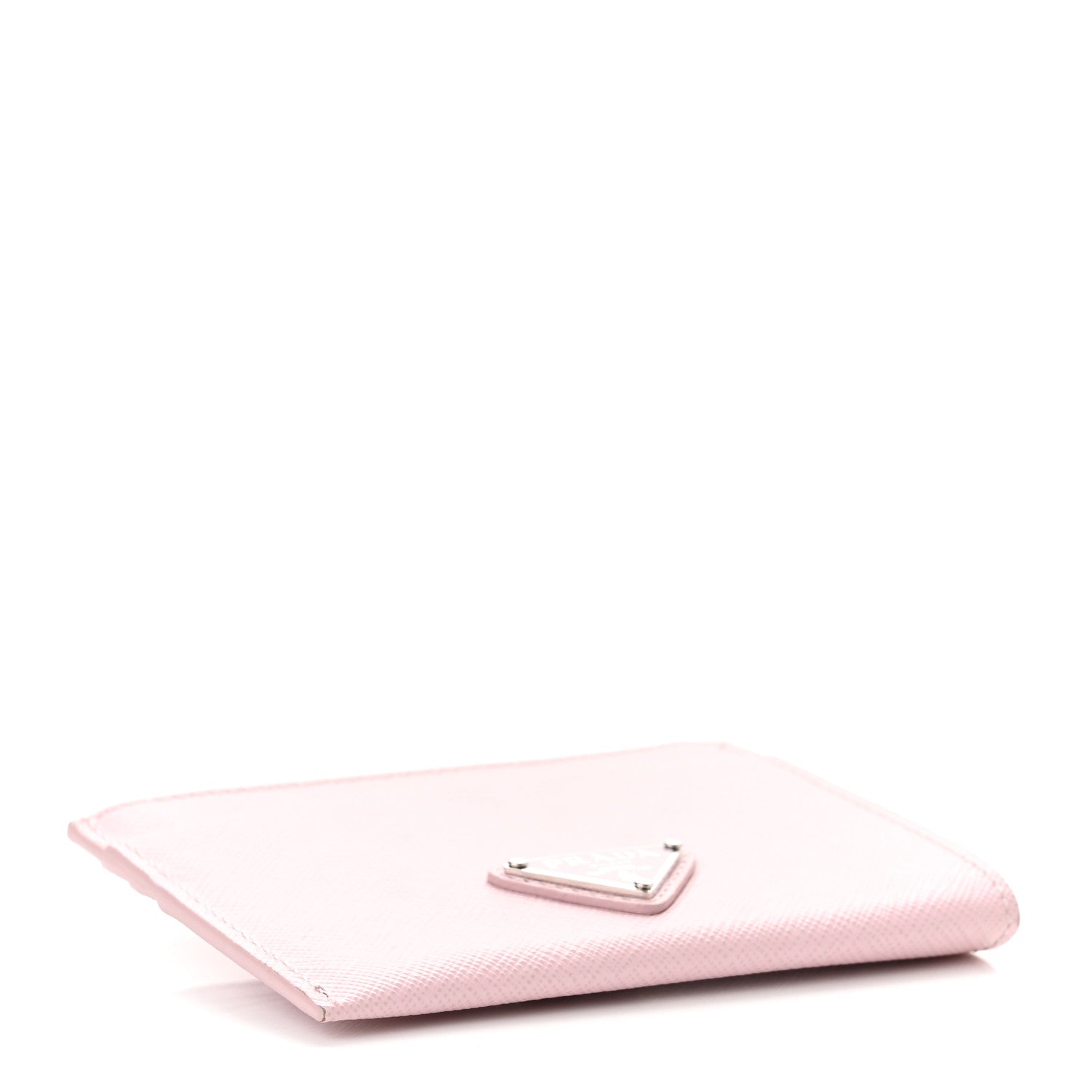 Prada Saffiano Metal Zip Card Holder Wallet Alabastro 4 of 6