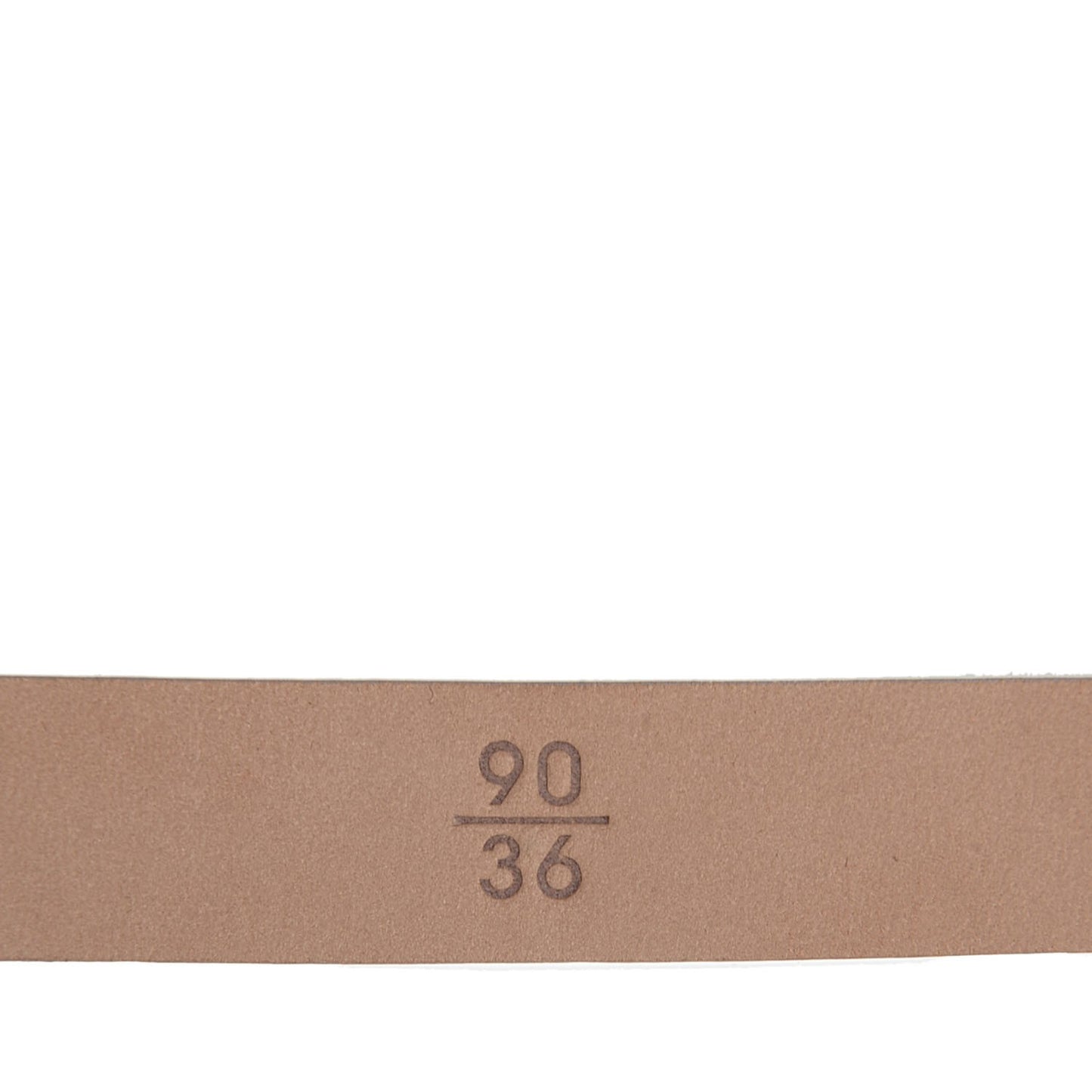 Metallic CC Logo Skinny Belt 90 36 Silver
