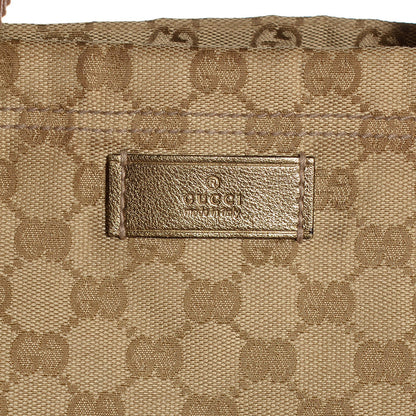 Gucci GG Monogram Medium Web Handle Vertical Tote Pink Gold 8 of 8
