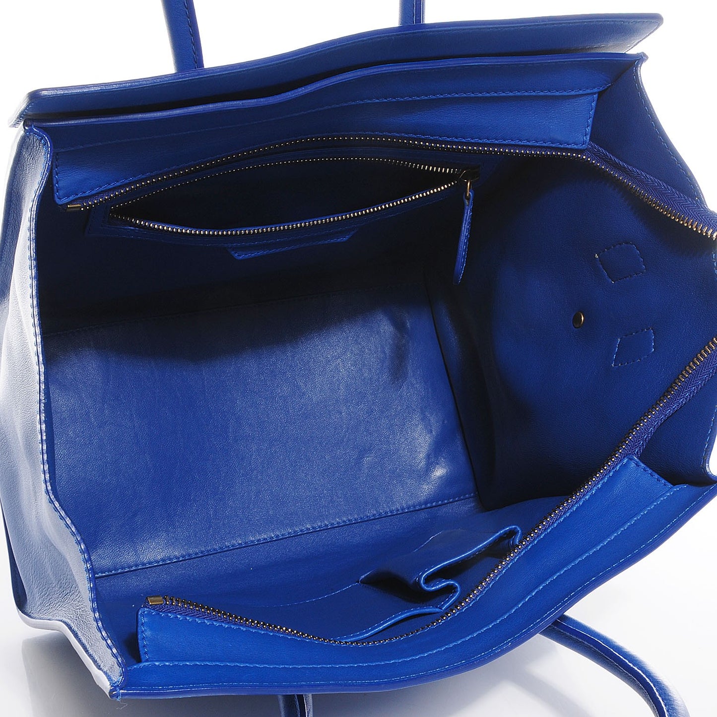 Smooth Calfskin Mini Luggage Royal Blue