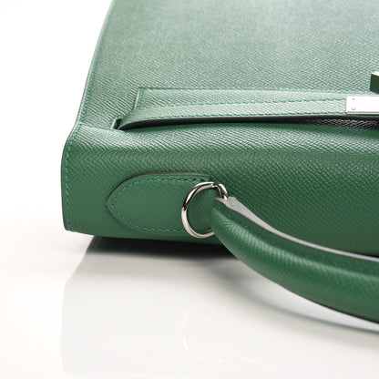 Hermes Epsom Kelly Sellier 32 Vert Vertigo 17 of 29