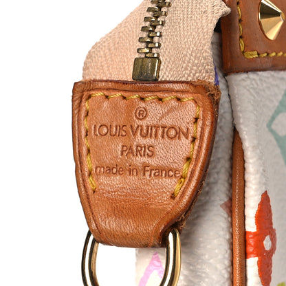 Louis Vuitton Monogram Multicolor Pochette Accessories White 8 of 12