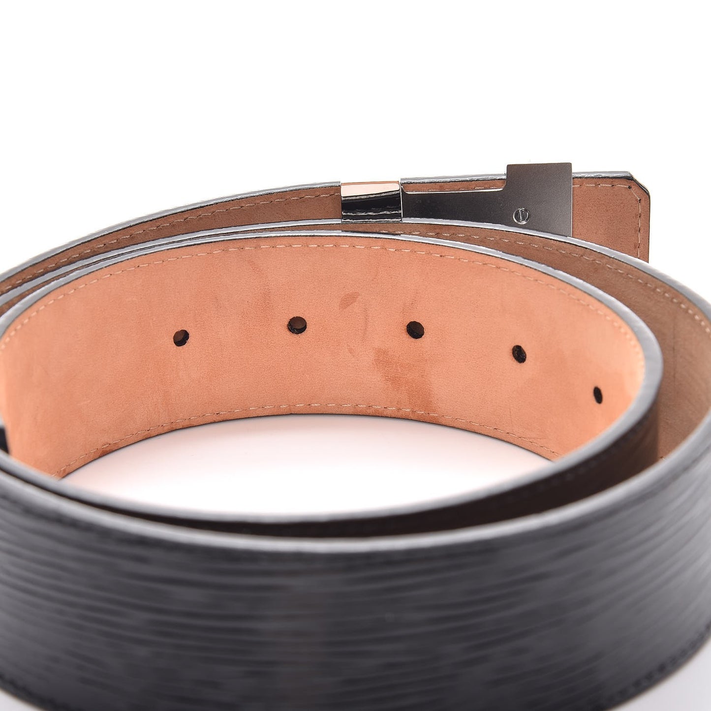 Epi Electric 40mm LV Initiales Belt 90 36 Black