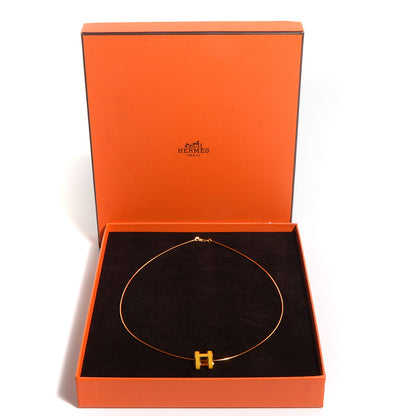 Hermes Pop H Necklace Naples Yellow 5 of 5