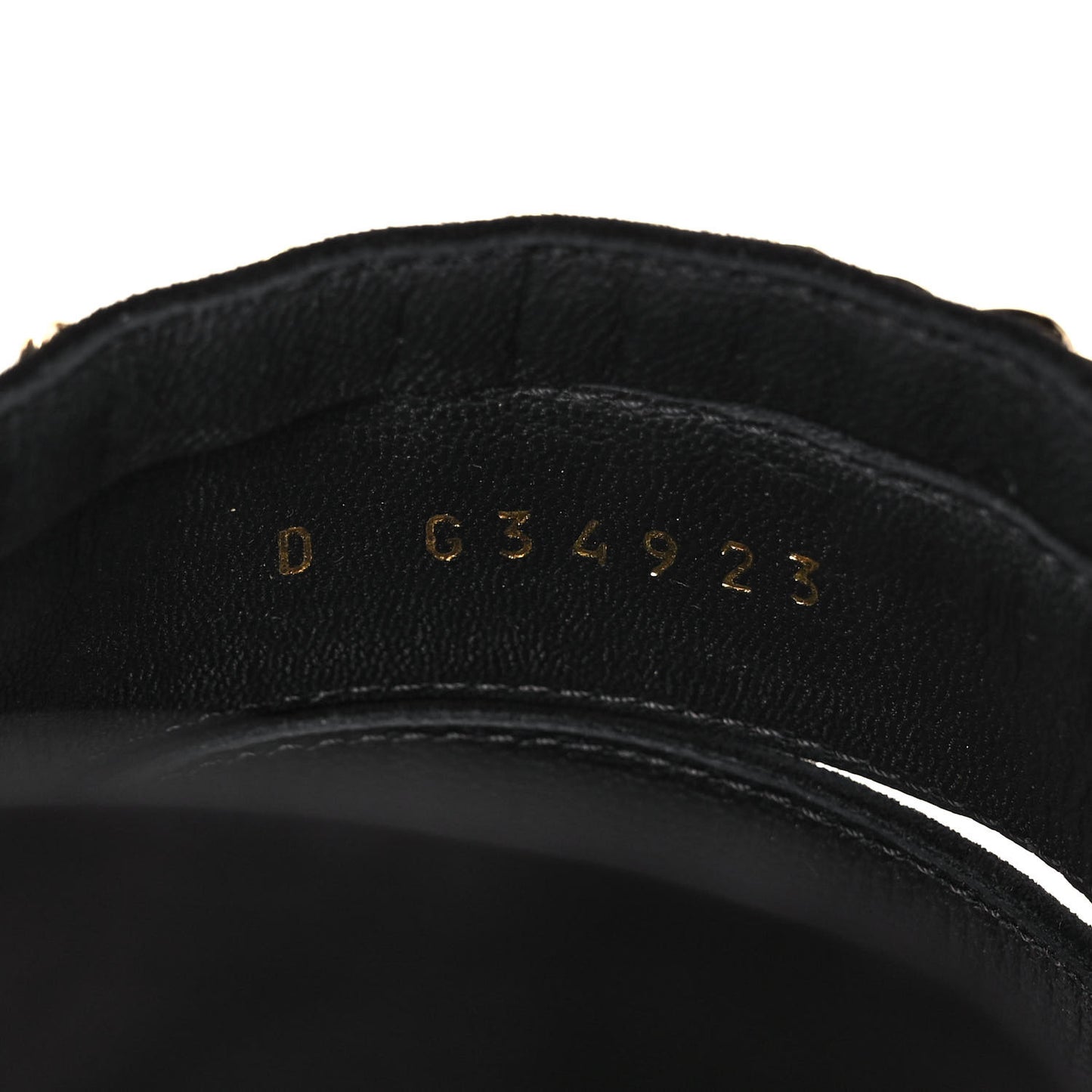 Suede Chain Mule Sandals 36.5 Black