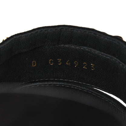 Chanel Suede Chain Mule Sandals 36.5 Black 8 of 10