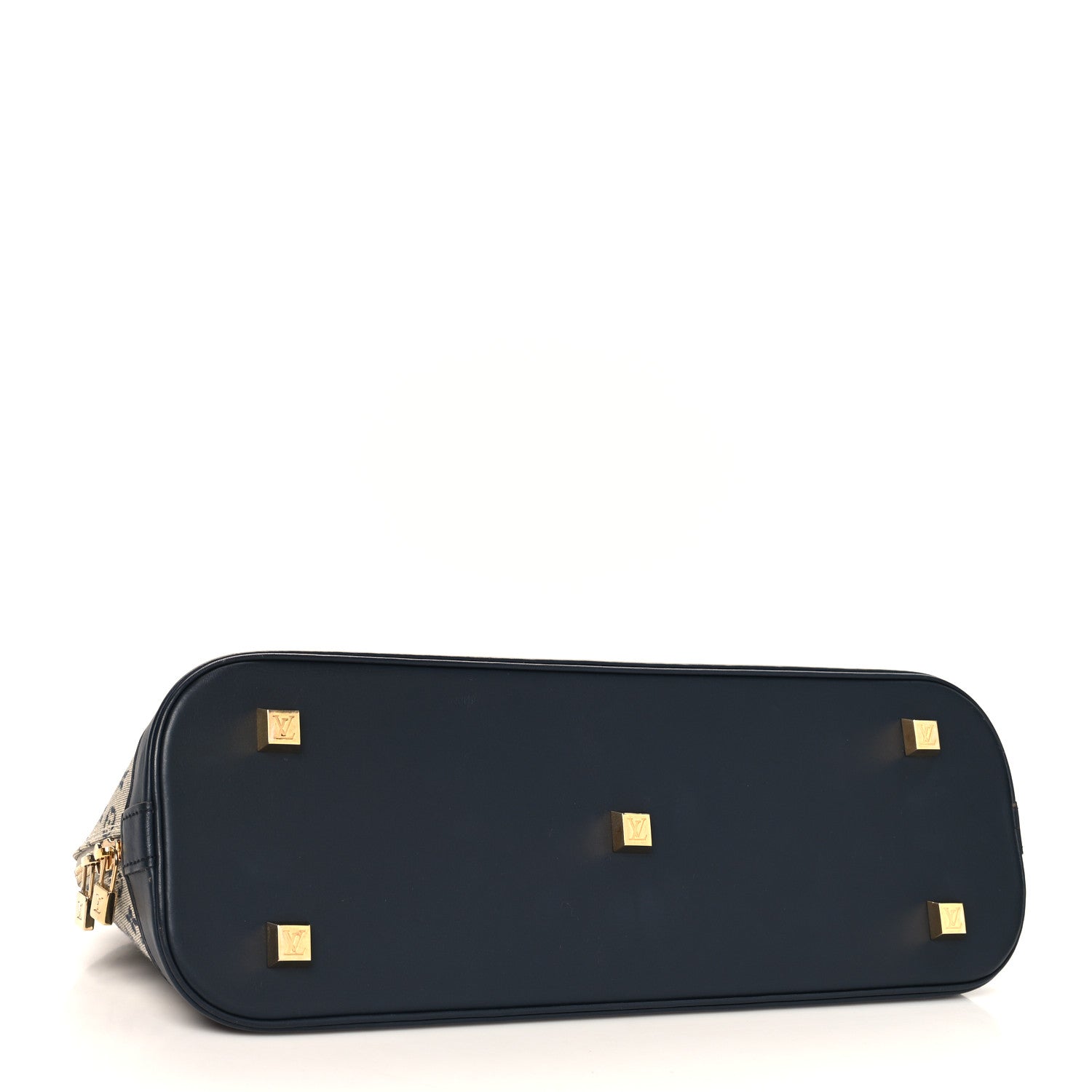 Louis Vuitton Mini Monogram Alma Long Blue 4 of 9
