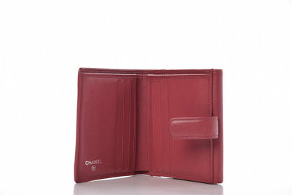 Chanel Caviar Sevruga Compact Wallet Fuchsia 4 of 11