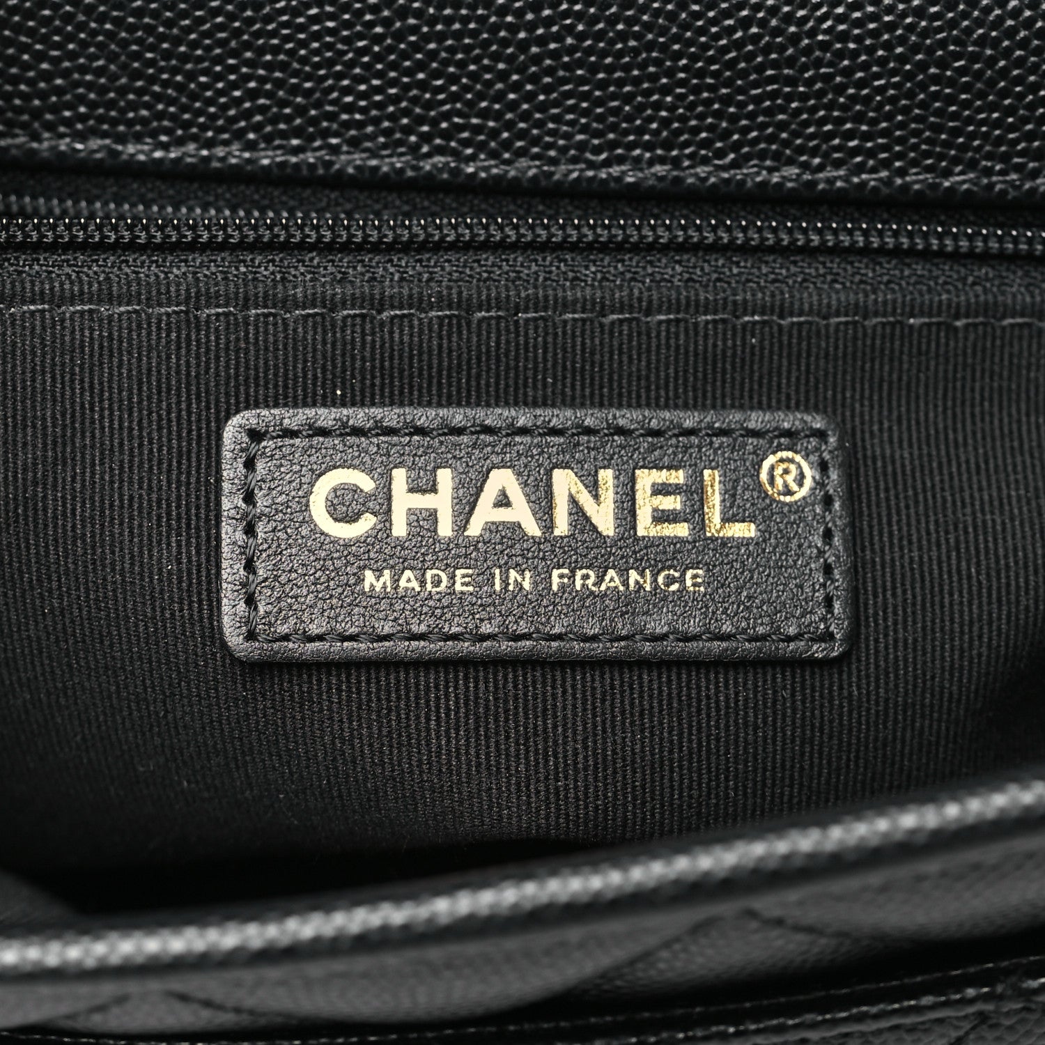 Chanel Caviar Quilted School Memory Small Top Handle Flap Black 6 of 11
