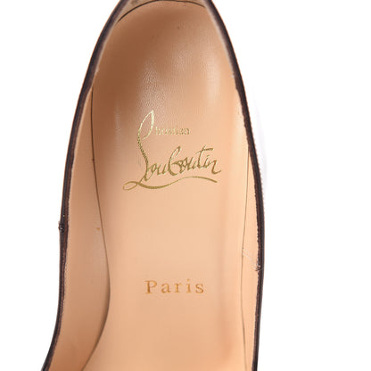 Christian Louboutin Patent So Kate 100 Pumps 35.5 Burgundy 6 of 7