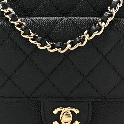 Chanel Caviar Quilted CC Day Camera Case Black 8 of 11